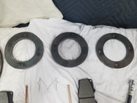 2.5 Ton Rockwell Toyota Rotors Shim Pack Stack