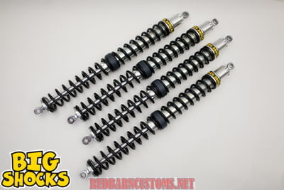 BIG SHOCKS - 2.25" Emulsion (4) Shock & Spring Packages