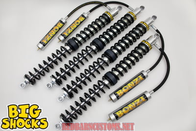 BIG SHOCKS - 2.25" Bonzi (4) Shock & Spring Packages