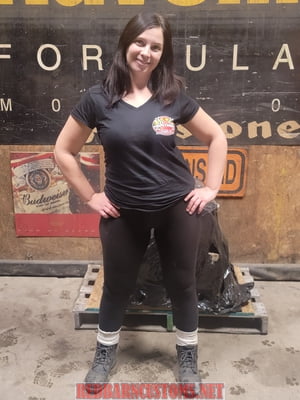 Red Barn Customs "Ladies Cut V Neck Black T-Shirts"